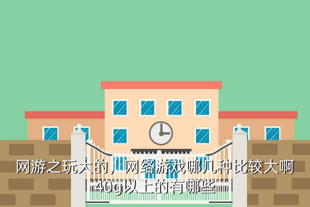 网游之玩大的,网络游戏哪几种比较大啊40g以上的有哪些