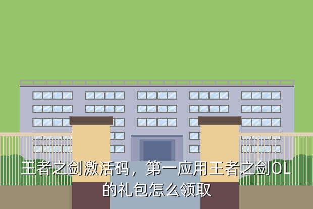 王者之剑激活码,第一应用王者之剑OL的礼包怎么领取