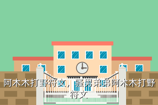 阿木木打野符文,骚男弟弟阿木木打野符文