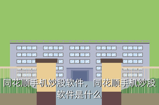 同花顺手机炒股软件,同花顺手机炒股软件是什么