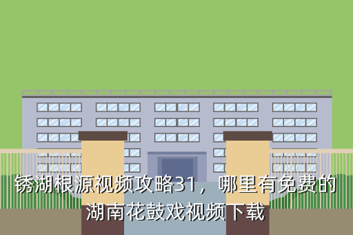 锈湖根源视频攻略31,哪里有免费的湖南花鼓戏视频下载