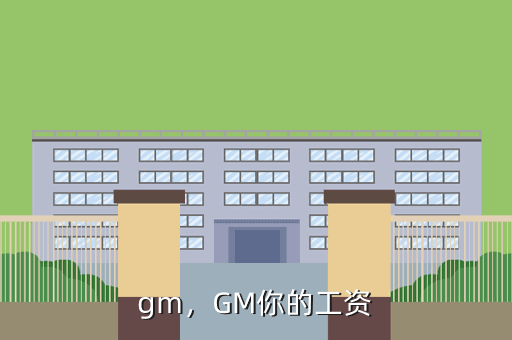 gm,GM你的工资