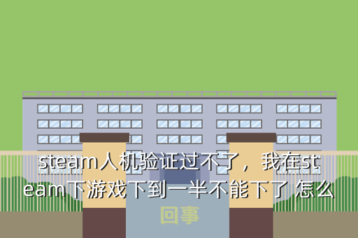 steam人机验证过不了,我在steam下游戏下到一半不能下了 怎么回事