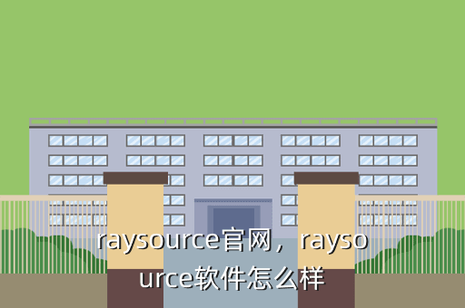 raysource官网，raysource软件怎么样