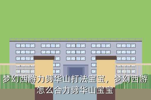 梦幻西游力劈华山打法宝宝,梦幻西游怎么合力劈华山宝宝
