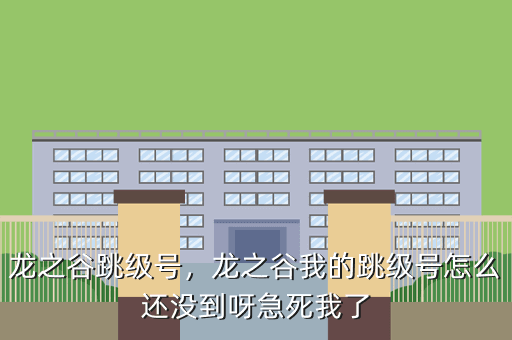 龙之谷跳级号,龙之谷我的跳级号怎么还没到呀急死我了