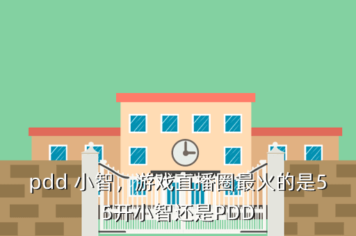 pdd 小智,游戏直播圈最火的是55开小智还是PDD