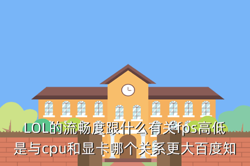 LOL的流畅度跟什么有关fps高低是与cpu和显卡哪个关系更大百度知