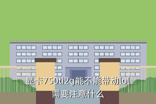 显卡750ti2g能不能带动lol需要注意什么