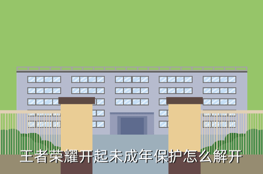 王者荣耀开起未成年保护怎么解开