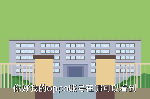 你好我的oppo账号在哪可以看到