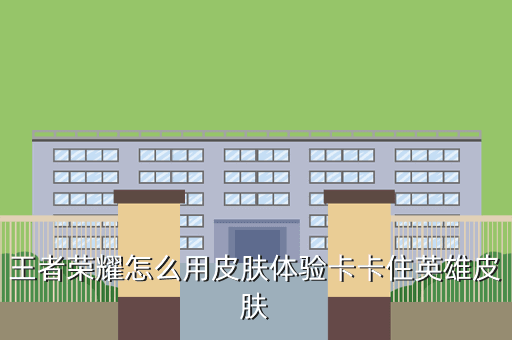 王者荣耀怎么用皮肤体验卡卡住英雄皮肤