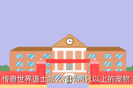 传奇世界道士怎么召唤两只以上的宠物