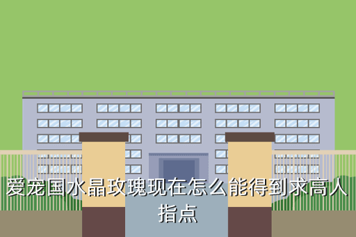 爱宠国水晶玫瑰现在怎么能得到求高人指点